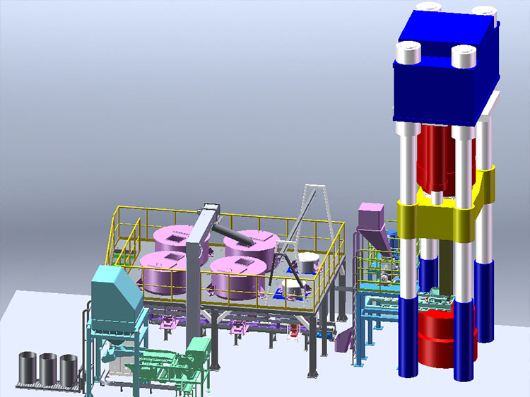 海綿鈦鈦合金全自動(dòng)色選混布料稱重系統(tǒng)